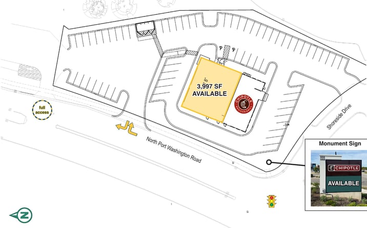 Pictures of Retail, Office property located at 5930 N. Port Washington Rd., Glendale, WI 53217 for lease - image #1
