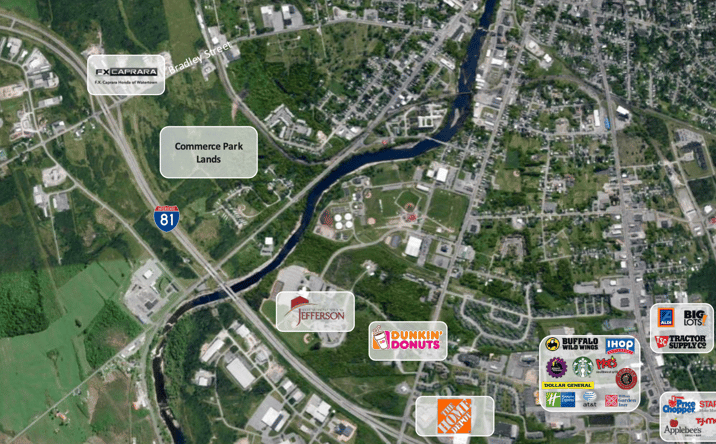 Pictures of Land property located at NYS Route 12/Bradley Street and Lucas Drive, Pamelia, NY 11550 for lease - image #1
