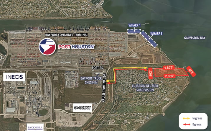 Pictures of Land property located at 0 Port Road, Seabrook, TX 77586 for lease - image #1