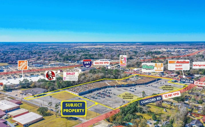 Pictures of Retail, Industrial property located at 4605 CONCORD ROAD, Beaumont, TX 77703 for lease - image #1