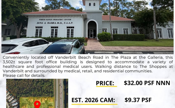 Pictures of Office property located at 9160 Galleria Court, Naples, FL 34109 for lease - image #1