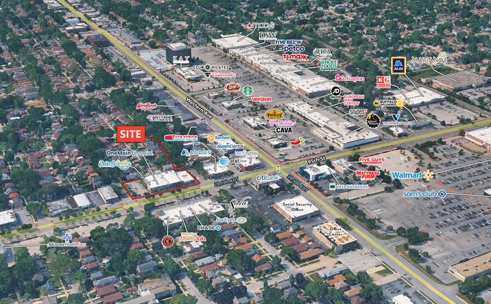 Pictures of Retail property located at 2301-2321 W. 95th Street, Chicago, IL 60643 for lease - image #1