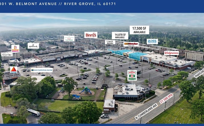 Pictures of Retail property located at 8251 West Belmont Avenue, River Grove, IL 60171 for lease - image #1