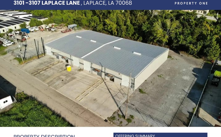 Pictures of Office, Industrial property located at 3101-3107 LaPlace Lane, Laplace, LA 70068 for lease - image #1