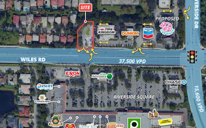 Pictures of Land property located at 8191 Wiles Road, Coral Springs, FL 33067 for lease - image #1