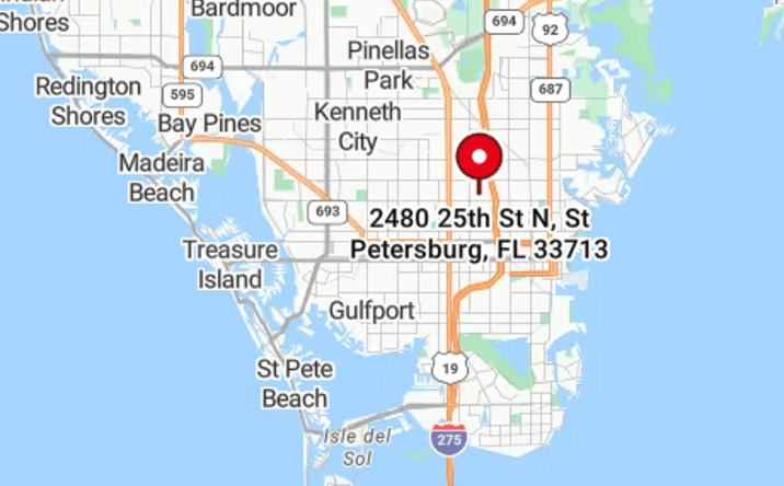 Pictures of Retail, Office property located at 2480 25th Street North, St. Petersburg, FL 33713 for lease - image #1