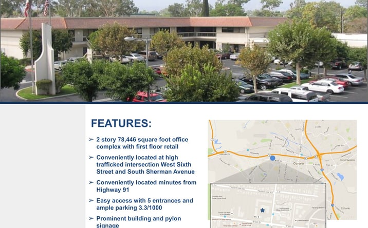Pictures of Office, Retail property located at 1307 West Sixth Street, Corona, CA 92882 for lease - image #1