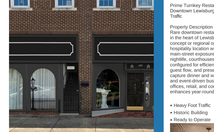 Pictures of Retail property located at 105 1st Ave N, Lewisburg, TN 37091 for lease - image #1
