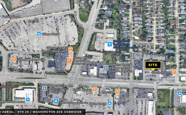 Pictures of Retail, Office property located at 5200 Washington Ave, Racine, WI 53406-4238 for lease - image #1