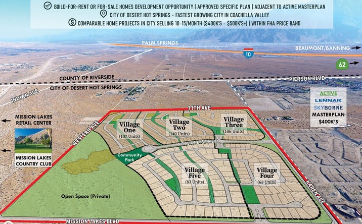 Pictures of Land property located at Karen Avenue, Desert Hot Springs, CA 92240 for lease - image #1