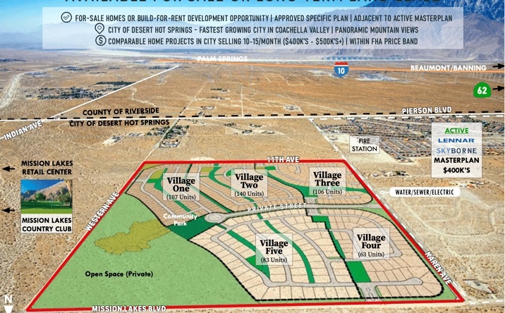 Pictures of Land property located at Karen Avenue, Desert Hot Springs, CA 92240 for lease - image #1