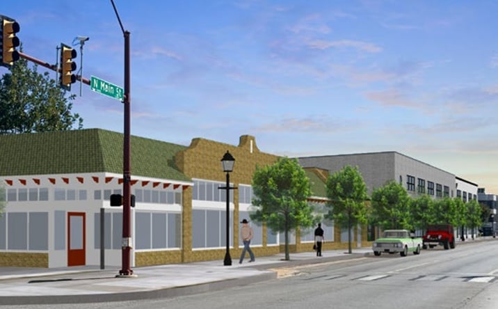 Pictures of Retail, Office property located at 1312 - 1364 N Main Street, Fort Worth, TX 76164 for lease - image #1