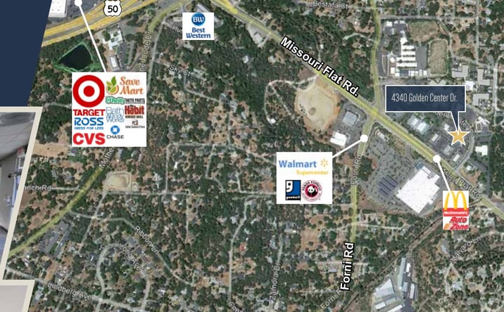 Pictures of Retail property located at 4340 Golden Center Drive, Placerville, CA 95667-6254 for lease - image #1