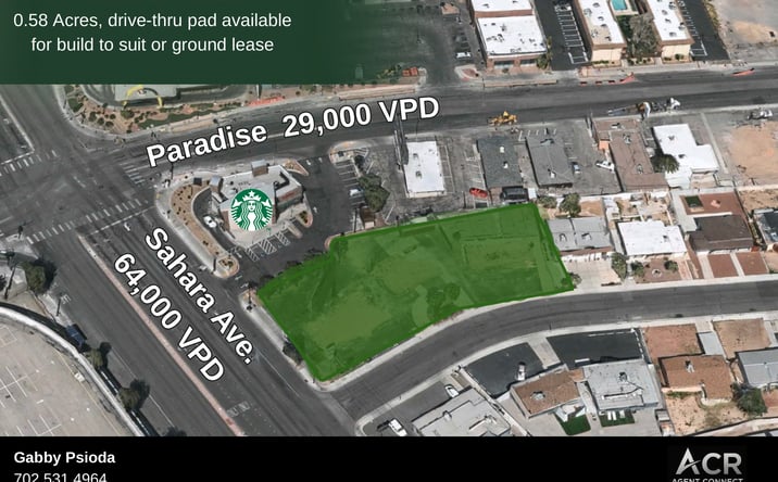 Pictures of Land property located at 208 East Sahara Avenue, Las Vegas, NV 89104 for lease - image #1