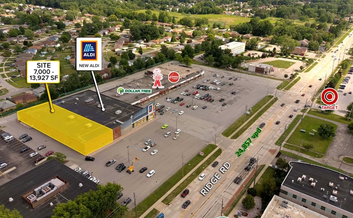 Pictures of Retail property located at 6831-6891 Ridge Rd, Cleveland, OH 44129 for lease - image #1