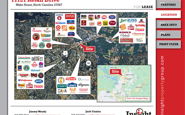 Pictures of Retail property located at 11721 Retail Drive, Wake Forest, NC 27587 for lease - image #1