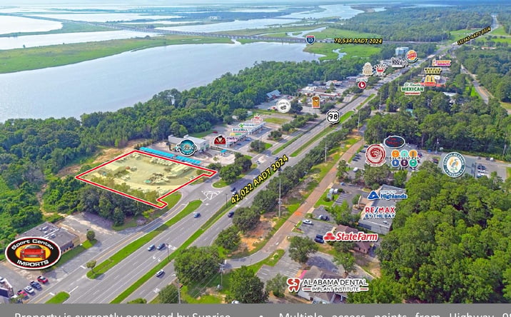 Pictures of Land property located at 28791 US Highway 98, Daphne, AL 36526 for lease - image #1