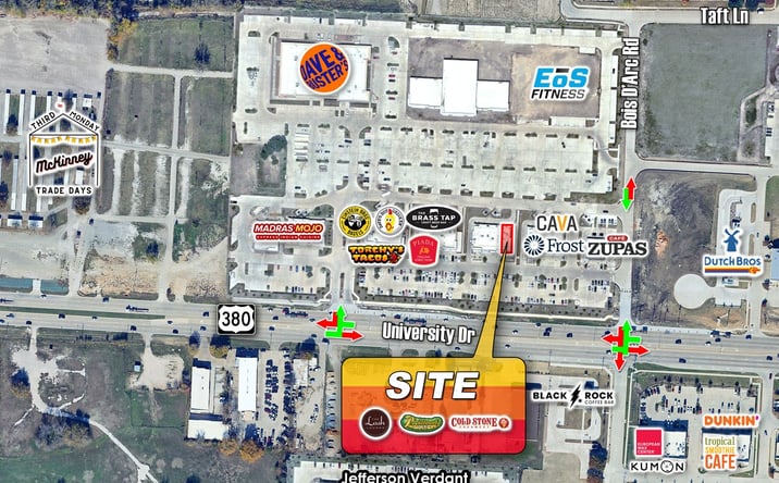Pictures of Restaurant property located at 4020 W. University Drive, McKinney, TX 75071 for lease - image #1