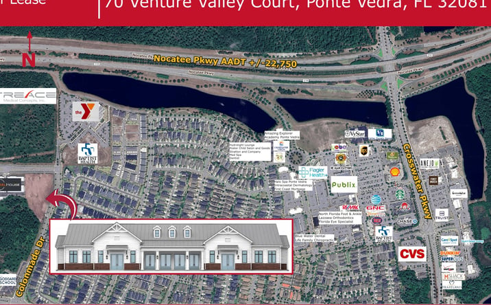 Pictures of Office property located at 70 Venture Valley Court, Ponte Vedra, FL 32081 for lease - image #1