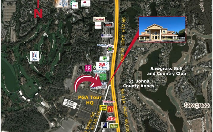 Pictures of Office property located at 100 Corridor Road, Ponte Vedra Beach, FL 32082 for lease - image #1