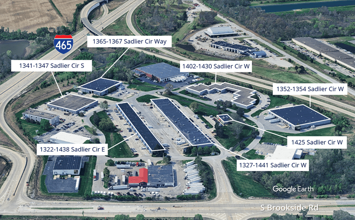 Pictures of Industrial property located at 1327 Sadlier Circle West Drive, Indianapolis, IN 46239 for lease - image #1
