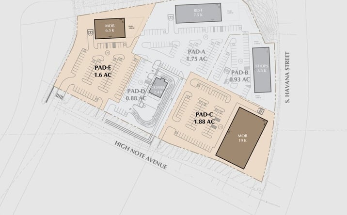 Pictures of Office property located at SEC of Ridgegate & I-25, Lone Tree, CO 87016 for lease - image #1