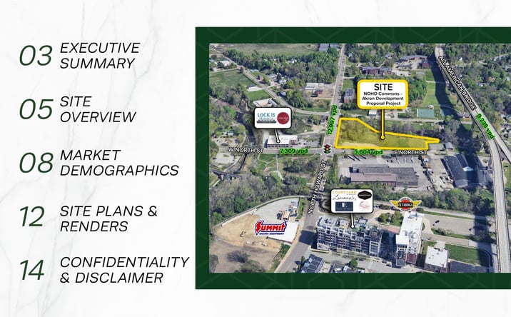 Pictures of Retail, Office, Restaurant property located at N Howard St & E North St, Akron, OH 44308 for lease - image #1