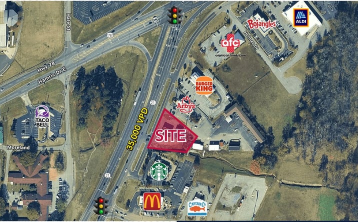 Pictures of Land property located at 1005 Quintard Ave, Oxford, AL 36203 for lease - image #1