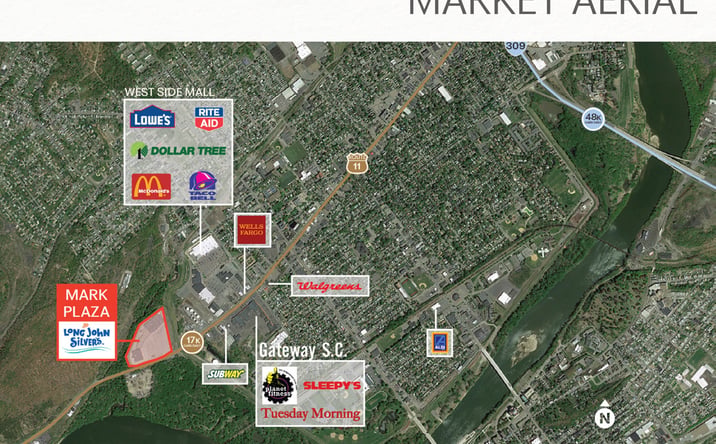 Pictures of Retail property located at 12 Mark Plaza, Edwardsville, PA 18704 for lease - image #1