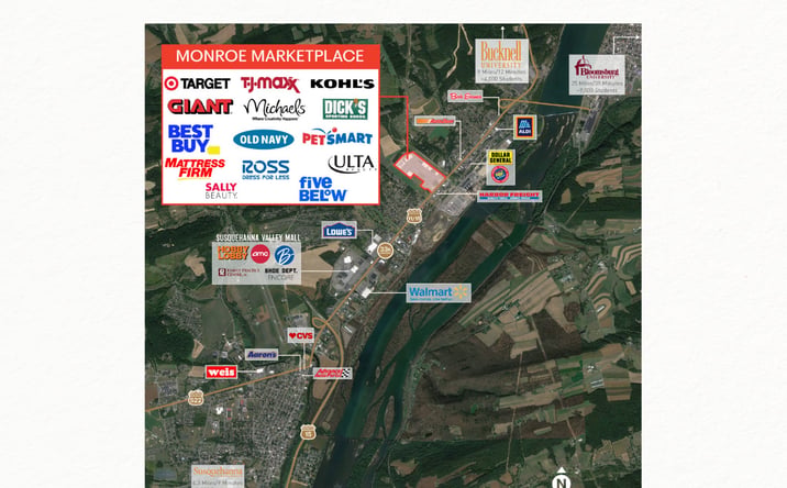 Pictures of Retail property located at 330 Marketplace Boulevard, Selingsgrove, PA 17870 for lease - image #1