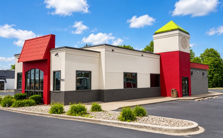 Pictures of Restaurant property located at 7511 E Washington Street, Indianapolis, IN 46219 for lease - image #1