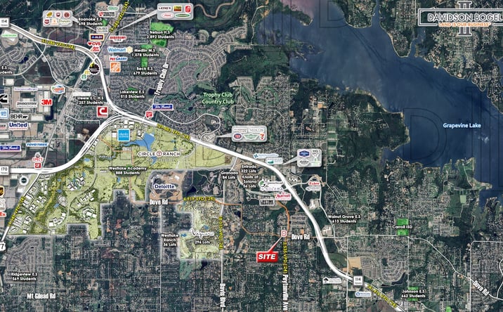Pictures of Office, Industrial, Land property located at NWC W. Dove Rd. & Sam School Rd., Southlake, TX 76092 for lease - image #1