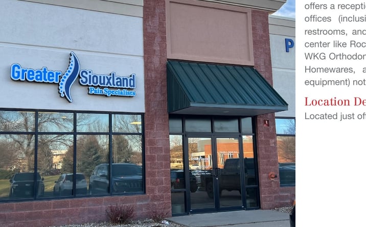 Pictures of Retail, Office property located at 317 Dakota Dunes Blvd, Ste G, Dakota Dunes, SD 57049 for lease - image #1