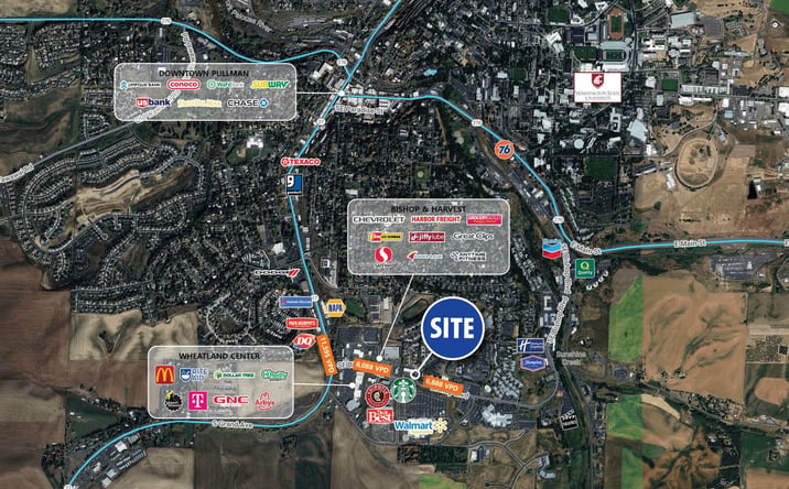 Pictures of Retail property located at 588 SE Bishop Blvd, Pullman, WA 99163 for lease - image #1