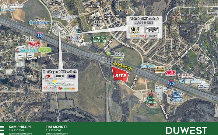 Pictures of Retail property located at 7650 East Bankhead Highway, Willow Park, TX 76008 for lease - image #1