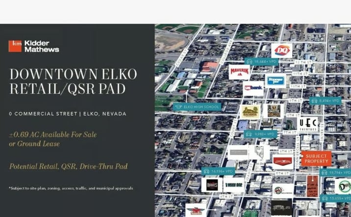 Pictures of Retail, Land property located at Commercial Street, Elko, NV 89801 for lease - image #1