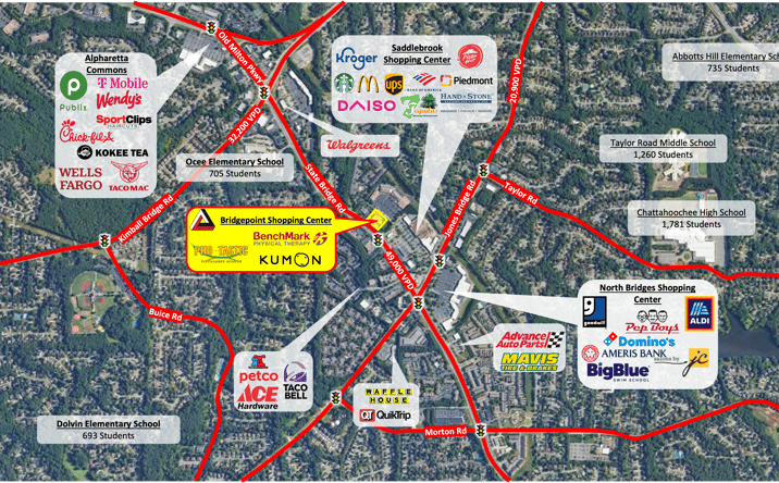 Pictures of Retail, Restaurant property located at 10995 STATE BRIDGE RD, JOHNS CREEK, GA 30022-8142 for lease - image #1