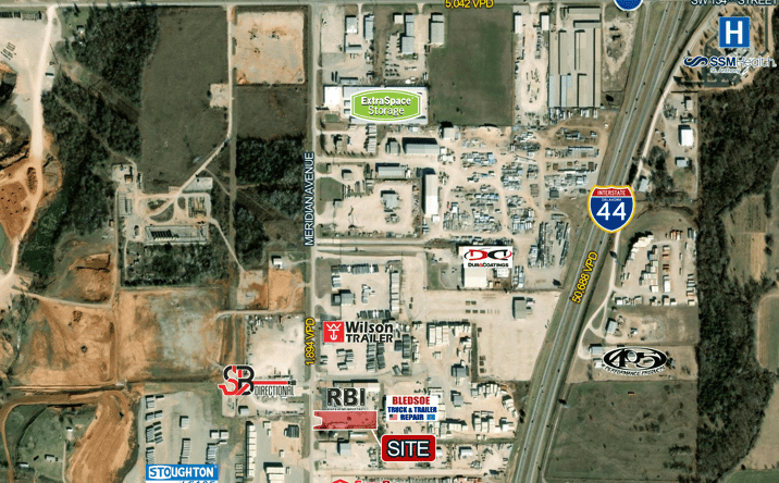 Pictures of Land property located at 14224 South Meridian Avenue, Oklahoma City, OK 73173 for lease - image #1