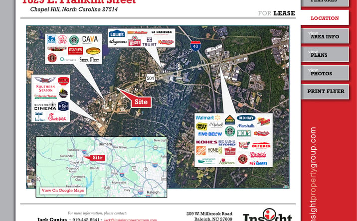 Pictures of Office property located at 1829 E. Franklin Street, Chapel Hill, NC 27514 for lease - image #1