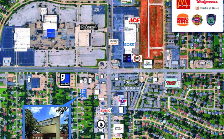 Pictures of Office, Retail property located at 310 S Highland Avenue, Oklahoma City, OK 73110 for lease - image #1