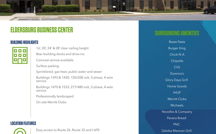 Pictures of Office, Industrial property located at 1393 Progress Way, Eldersburg, MD 21784 for lease - image #1