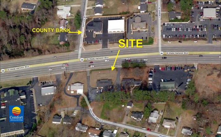 Pictures of Office property located at 515 West Wade Hampton Boulevard, Greer, SC 29650 for lease - image #1