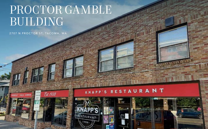 Pictures of Retail property located at 2707 N Proctor St, Tacoma, WA 98407 for lease - image #1