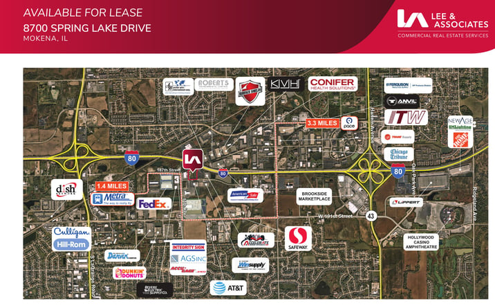 Pictures of Industrial property located at 8700 Spring Lake Drive, Mokena, IL 60448 for lease - image #1