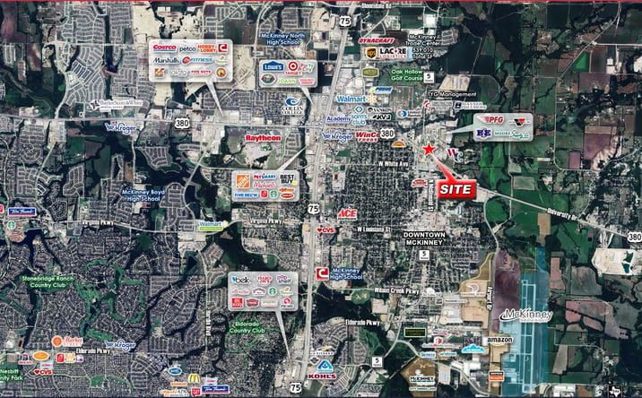 Pictures of Retail property located at 1330 N McDonald St, McKinney, TX 75071 for lease - image #1