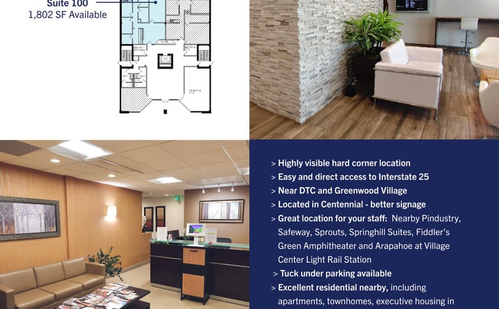 Pictures of Office property located at 6500 South Quebec Street, Centennial, CO 80111 for lease - image #1