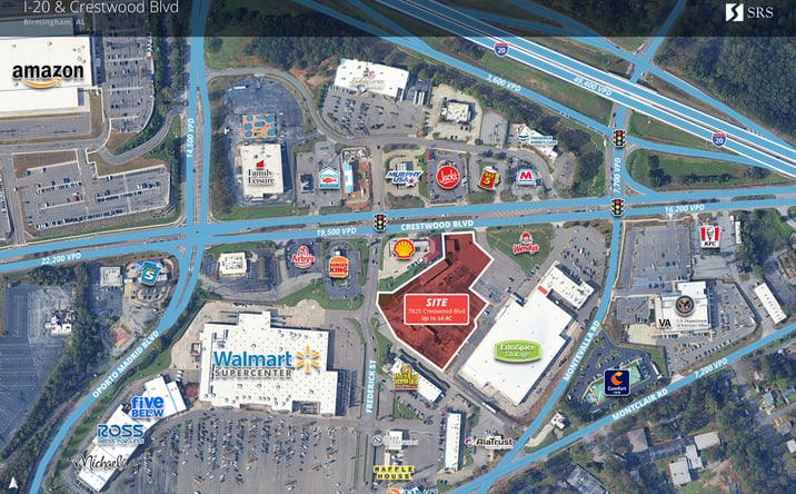 Pictures of Retail, Land property located at 7825 Crestwood Boulevard, Birmingham, AL 35210 for lease - image #1