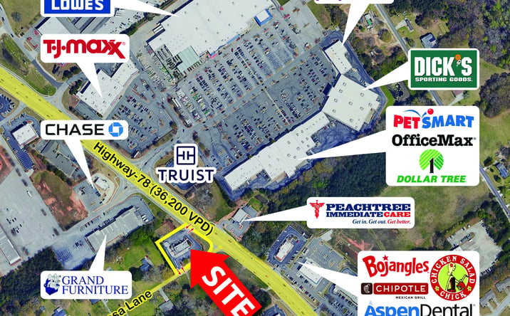 Pictures of Retail, Restaurant property located at 4065 Atlanta Highway, Loganville, GA 30052 for lease - image #1