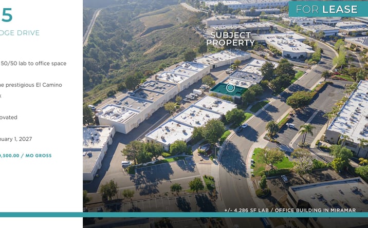 Pictures of Office, Industrial property located at 6335 Nancy Ridge Drive, San Diego, CA 92121 for lease - image #1