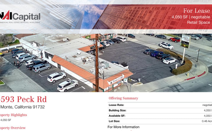 Pictures of Retail property located at 4593 Peck Rd, El Monte, CA 91732 for lease - image #1